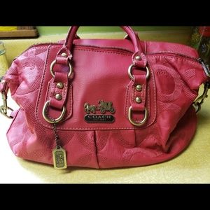 Red Coach Purse